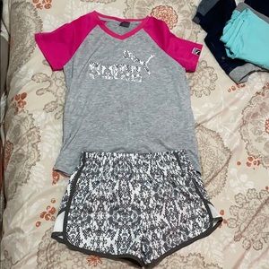 girls puma set